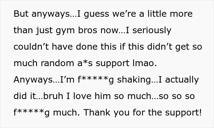 The Internet Encourages This Guy To Ask Out His Gym Bro On A Date And When He Does, He Says ‘Yes’ The Internet Encourages This Guy To Ask Out His Gym Bro On A Date And When He Does, He Says ‘Yes’