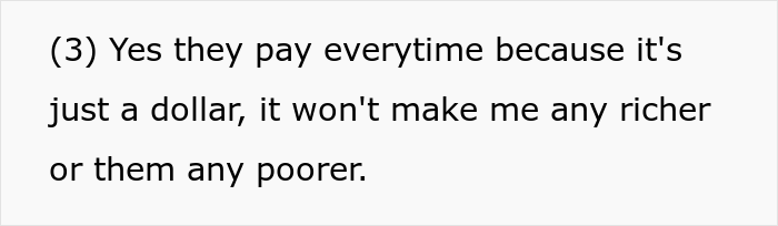 Family Calls This Woman A Jerk For Asking Them For A Dollar Every Time They Mention Her Not Having Kids