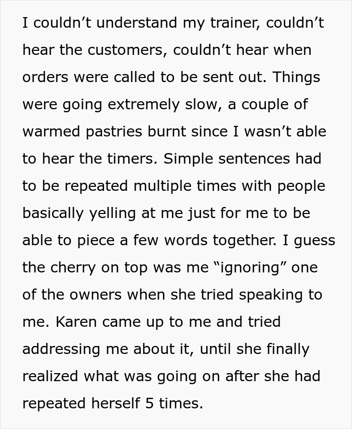 'Karen' Asks Employee To Remove Her 'Earbuds' Even After She Explains That It's Actually Hearing Aids, Malicious Compliance Ensues