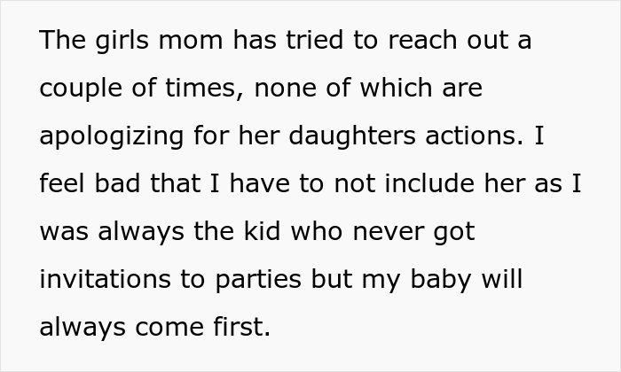 Teacher Calls Out This Mother Who Invited The Whole Class To Daughter's Birthday Party Except For A Bully, Mom Asks If She Was Wrong