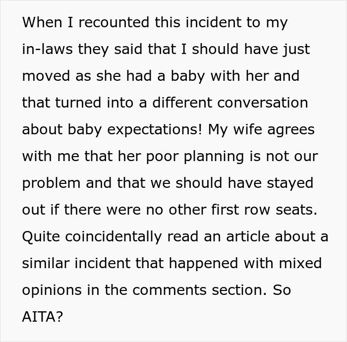 Mom Furious Over Guy Not Giving Up His Airplane Seat Makes Snide Remarks, He Turns To The Internet To Ask Which One Of Them Was In The Wrong Mom Furious Over Guy Not Giving Up His Airplane Seat Makes Snide Remarks, He Turns To The Internet To Ask Which One Of Them Was In The Wrong