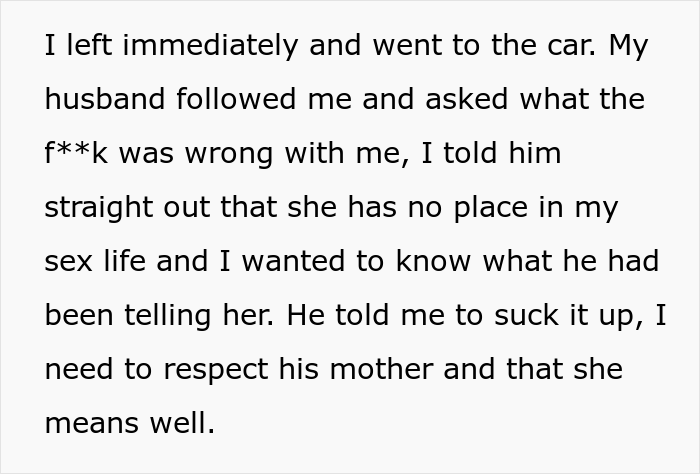 Woman Causes A Scene After Telling Intrusive MIL To Hit The Road For Nasty Comments About Trying For A Baby, Wonders If She Overreacted