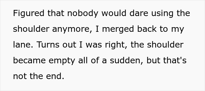 Truck Driver Maliciously Complies To Letting A Karen Illegally Pass Him In Traffic, She Immediately Crashes Into A Cop Car
