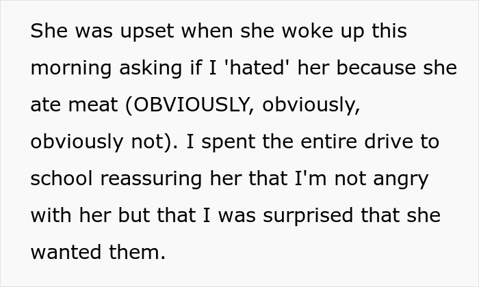 “AITA For Being Upset That My Ex-Husband Fed Our Vegan Daughter Chicken McNuggets” “AITA For Being Upset That My Ex-Husband Fed Our Vegan Daughter Chicken McNuggets”