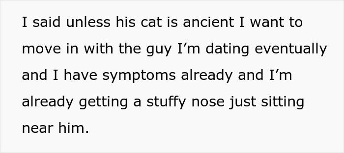 Person That Suffers From Allergy Went On A Date With A Cat Owner, Guy Caused A Scene When Told The Relationship Wasn&rsquo;t Going To Work