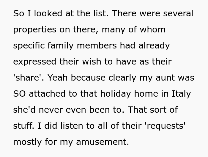 Millionaire Dad Appoints Younger Daughter As His Will Executor Before Passing Away, She Decides To Have Fun With The Relatives She Dislikes