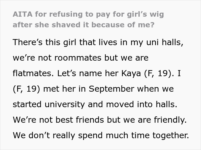 Student Decides To Test If This Flatmate Is Really Copying All Her Looks, Fakes Shaving Her Head As A Trap, Drama Ensues