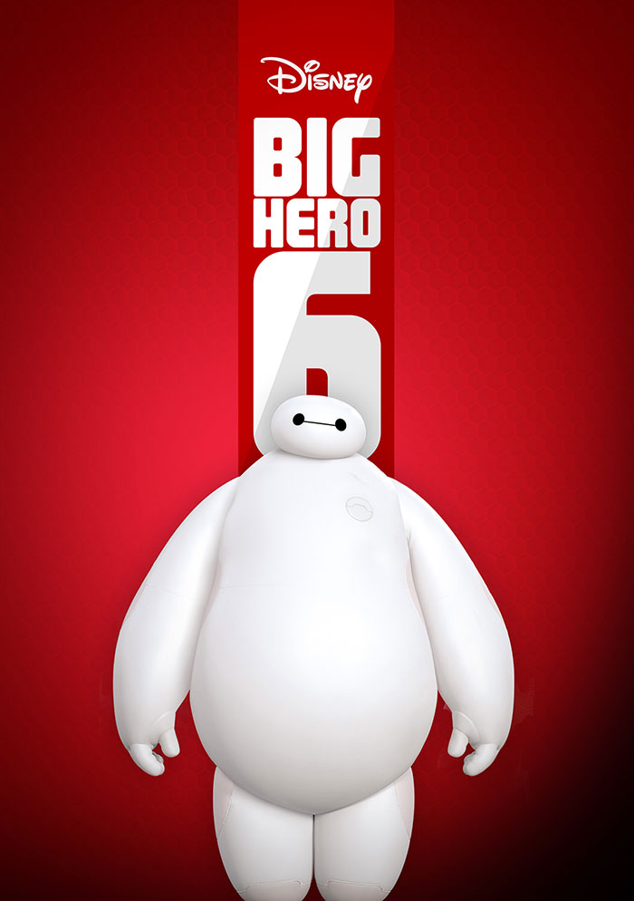 Poster of Big Hero 6 animated movie 