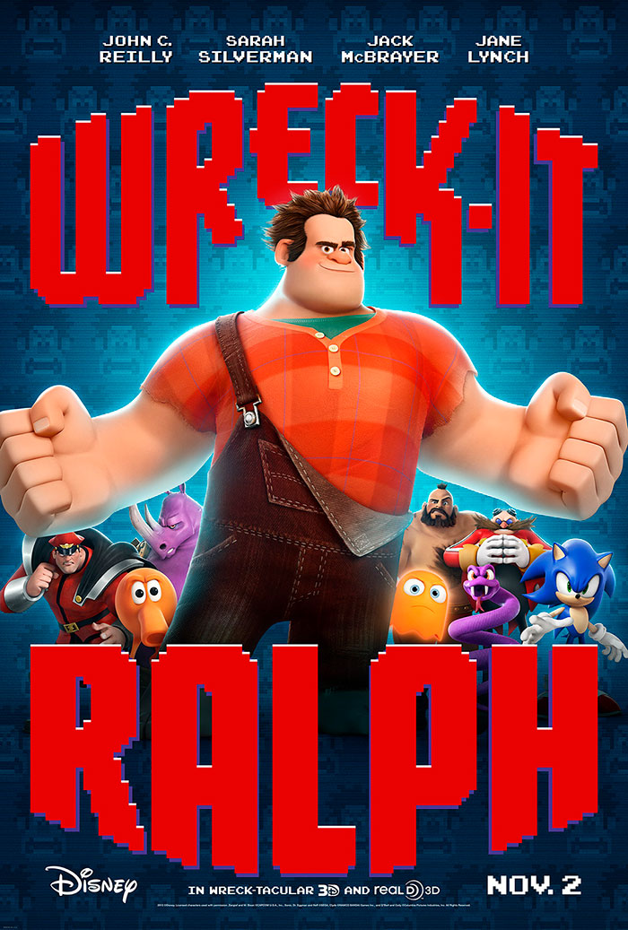 Poster of Wreck-It Ralph animated movie 