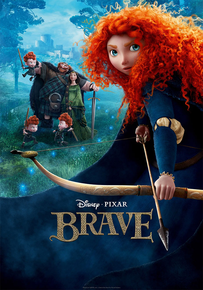 Poster of Brave animated movie 