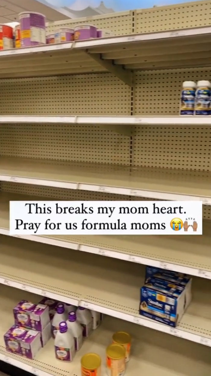 “Pray For Us Formula Moms”: Mom Shares Her Unpleasant Experience Of Going Through Formula Shortage In The US “Pray For Us Formula Moms”: Mom Shares Her Unpleasant Experience Of Going Through Formula Shortage In The US