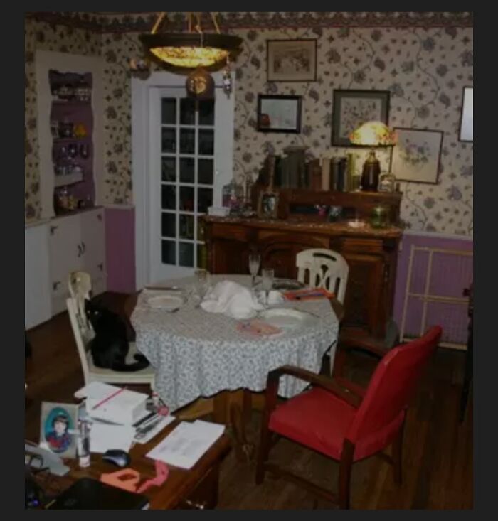 This Beautiful Piece Of Furniture In The Background, Came From A German Church. Around 400 Yrs