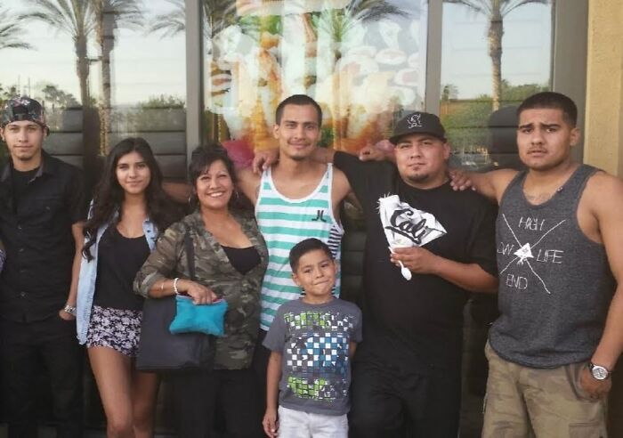 My Children Me In Camouflage 1st Grandbby Wish Had Other Gbbys In Pic Old Pic Grandson 14 Now