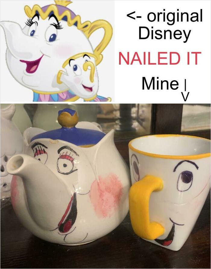 I Wanted To Make Mrs. Potts And Chip. I Nailed It