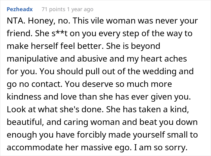 Maid Of Honor With A Scar On Her Face Asks If She's Right To Skip The Wedding After Bride Bans Makeup Just For Her