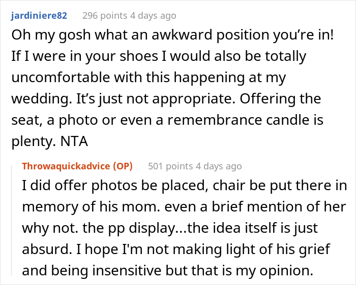 "This Was An Instant No From Me": Bride Denies Stepson&rsquo;s Request To Do Powerpoint Display Honoring His Late Mom At Wedding, Family Drama Ensues