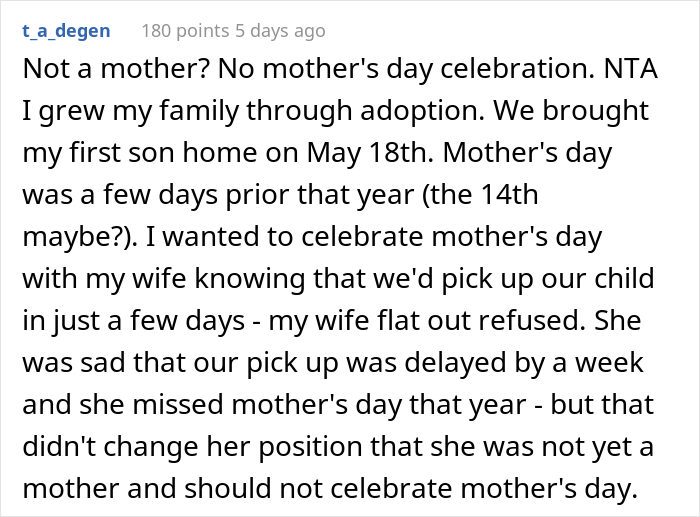 &ldquo;This Kind Of Rhetoric Is Really Disturbing, Offensive, And Disrespectful&rdquo;: Childless Sister-In-Law Requests To Be &ldquo;Equally Celebrated&rdquo; On Mother&rsquo;s Day