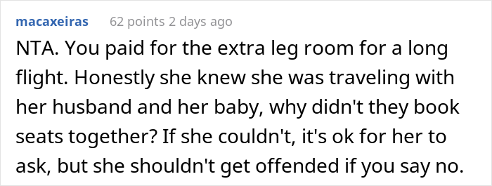 Mom Furious Over Guy Not Giving Up His Airplane Seat Makes Snide Remarks, He Turns To The Internet To Ask Which One Of Them Was In The Wrong Mom Furious Over Guy Not Giving Up His Airplane Seat Makes Snide Remarks, He Turns To The Internet To Ask Which One Of Them Was In The Wrong