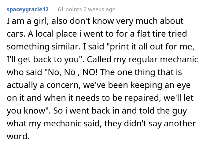 After A Mechanic Thought He Could Scam This Woman, She Embarrassed Him In Front Of The Whole Shop After A Mechanic Thought He Could Scam This Woman, She Embarrassed Him In Front Of The Whole Shop