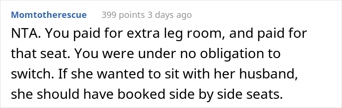 Mom Furious Over Guy Not Giving Up His Airplane Seat Makes Snide Remarks, He Turns To The Internet To Ask Which One Of Them Was In The Wrong Mom Furious Over Guy Not Giving Up His Airplane Seat Makes Snide Remarks, He Turns To The Internet To Ask Which One Of Them Was In The Wrong