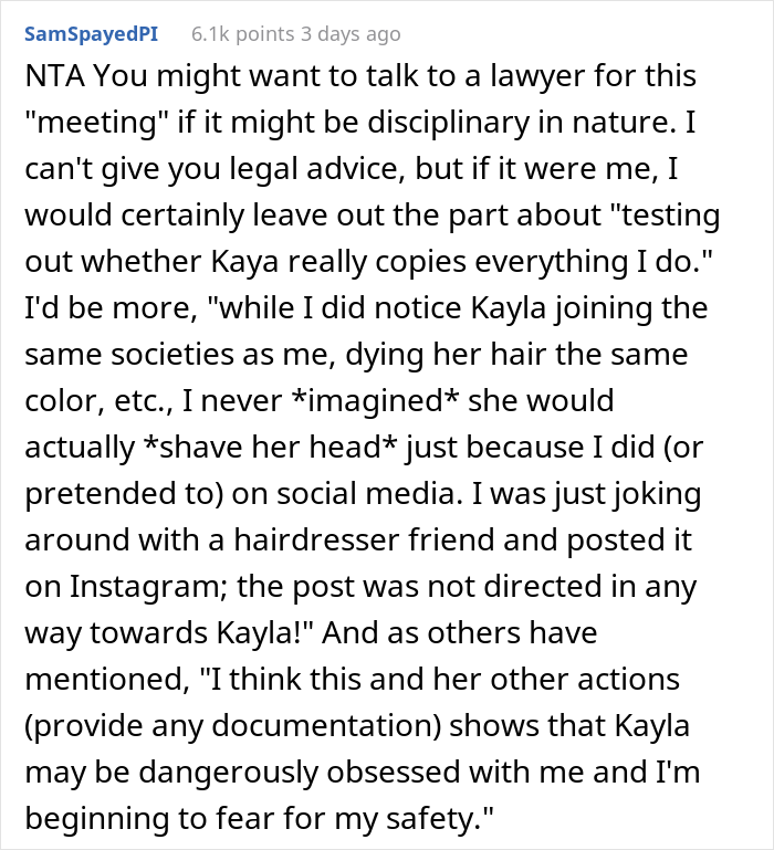 Student Decides To Test If This Flatmate Is Really Copying All Her Looks, Fakes Shaving Her Head As A Trap, Drama Ensues