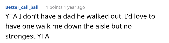 &ldquo;AITA For Not Wanting My Dad To &lsquo;Walk&rsquo; Me Down The Aisle Because He&rsquo;s In A Wheelchair?&rdquo;