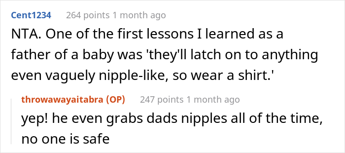 New Mom Warns Her Friend To Wear A Bra Before Meeting Baby, She Doesn't Listen And Calls Her Misogynistic