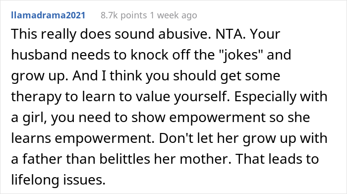 Husband Crushes Wife's Self-Esteem During Celebratory Dinner, Is Mad After She Up And Leaves