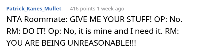 21 Y.O. Woman Gets Called Out For Refusing To Give Up Her Room Because Her Roommate&rsquo;s Dad Needed A Place To Sleep