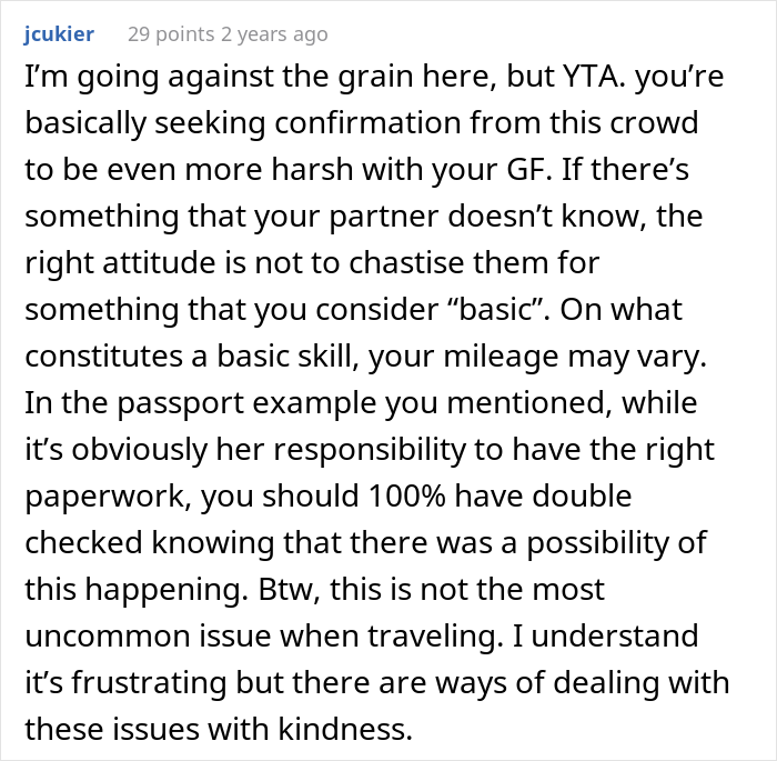 The Internet Sides With This Guy After He Left GF At The Airport Because Her Passport Was Expired