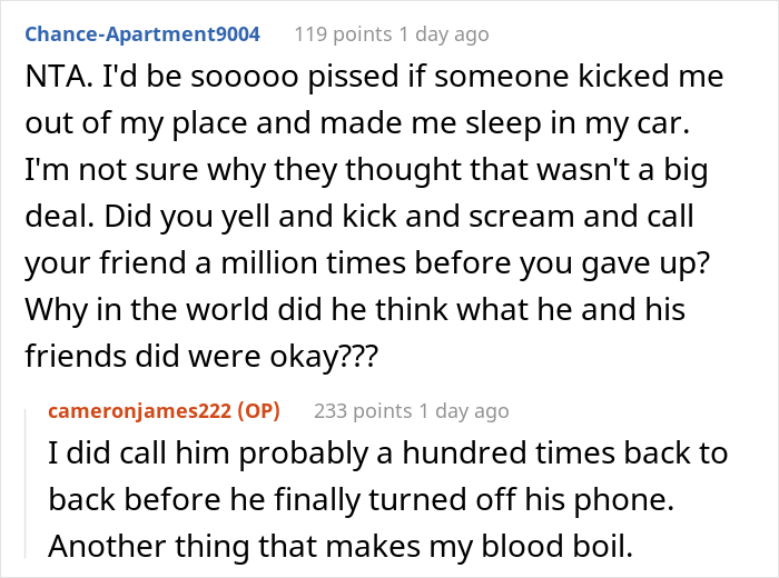 Friends Locked This Guy Out Of His Own Camper Because &ldquo;There Wasn&rsquo;t Enough Room&rdquo;, He Packed And Drove Away The Next Day