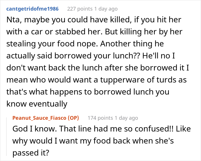 Person's Lunch Keeps Getting Stolen At Work Until Boss' Daughter Goes Into Anaphylactic Shock, They Are Then Accused Of 'Poisoning' Their Own Food