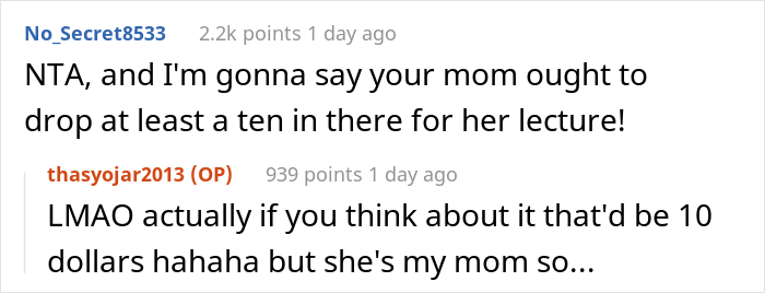 Family Calls This Woman A Jerk For Asking Them For A Dollar Every Time They Mention Her Not Having Kids