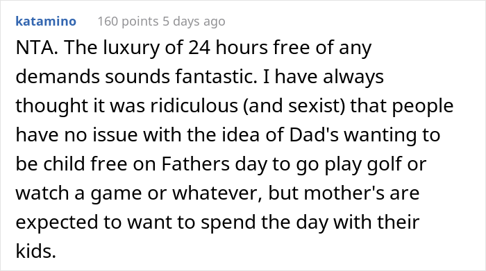 &ldquo;AITA For Wanting To Be Without My Children On Mother&rsquo;s Day?&rdquo;