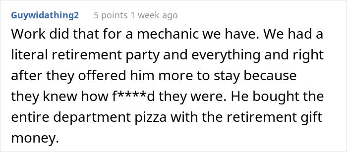 Retired Man Spent 30 Years At The Same Company, Was Asked To Come Back One Year Later Because They Realized How Important He Was Retired Man Spent 30 Years At The Same Company, Was Asked To Come Back One Year Later Because They Realized How Important He Was