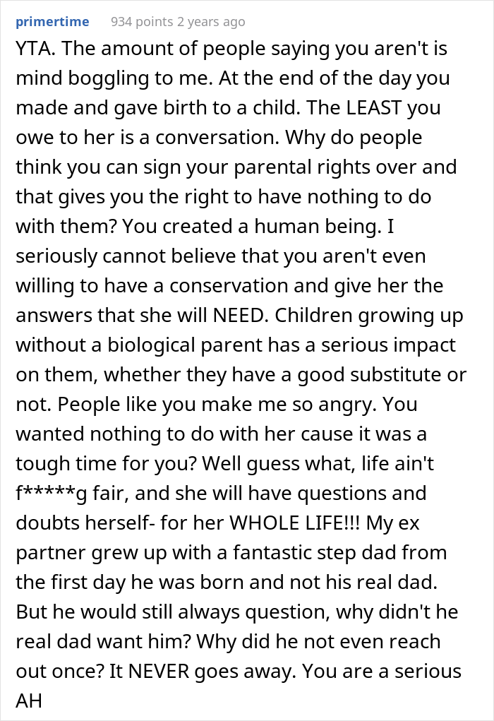 Woman Signs Over Parental Rights Of Her Baby To Cheating Husband&rsquo;s Mistress, Refuses To Meet Her Daughter 14 Years Later When Her Ex Contacts Her