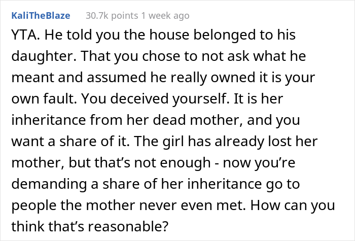 Man Reveals That His House Belongs To His Teen Daughter As An Inheritance From Her Late Mother, Fianc&eacute;e Causes A Scene