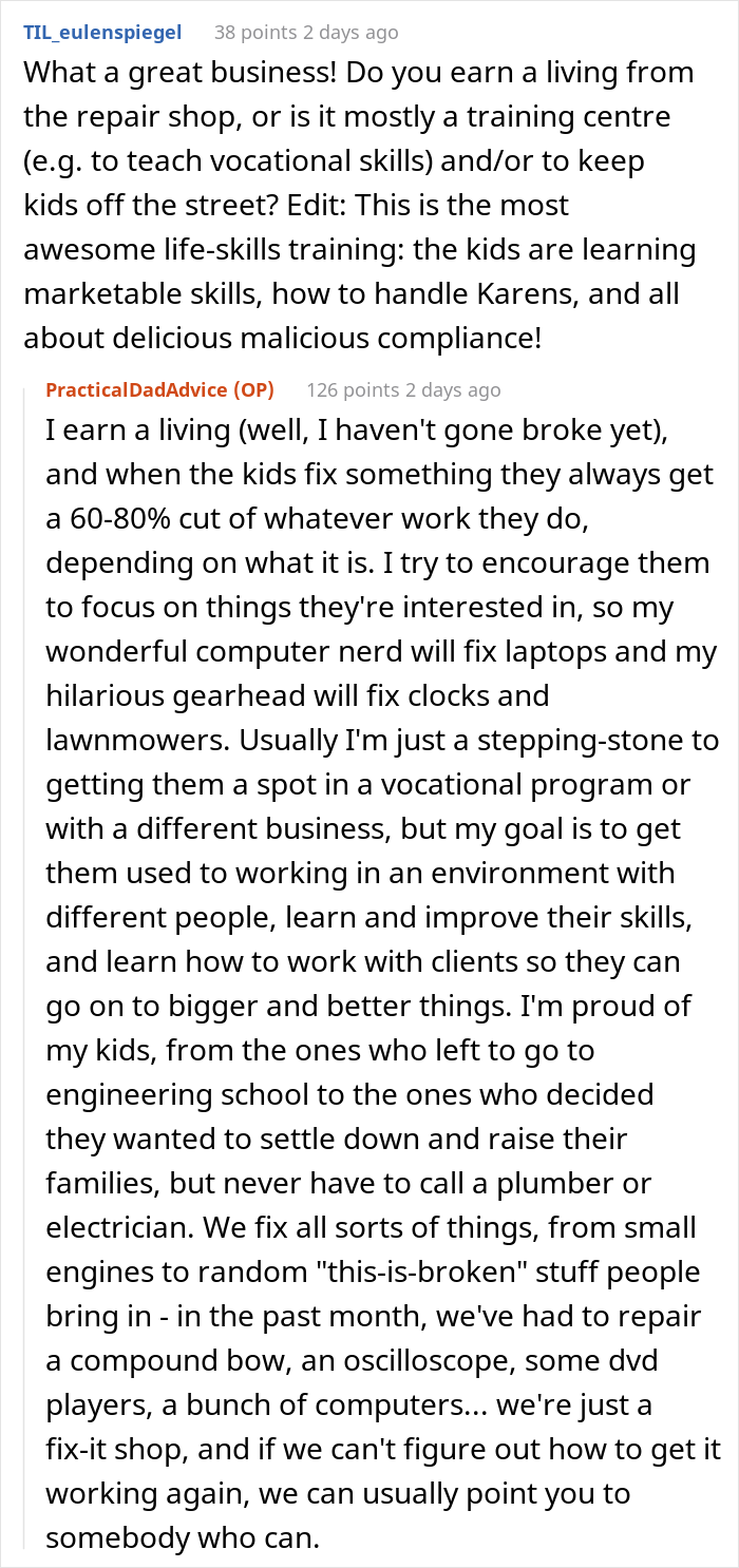 Karen Tries To Maliciously Comply By Paying In Bags Of Coins, But Repair Shop Owner Turns The Tables On Her