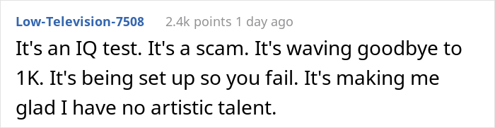 Client Wants Artist To Pay Them $1K As "Security", Gets Shamed Online