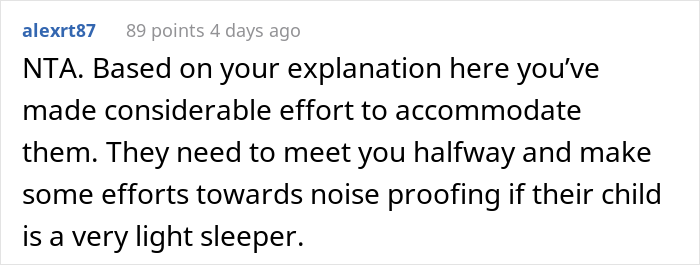 “AITA For Telling My Neighbor To Get Over It When I Wake Her Baby Up?” “AITA For Telling My Neighbor To Get Over It When I Wake Her Baby Up?”