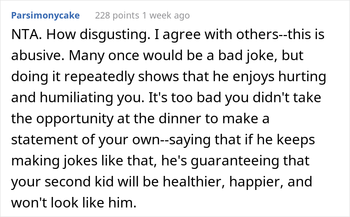 Husband Crushes Wife's Self-Esteem During Celebratory Dinner, Is Mad After She Up And Leaves