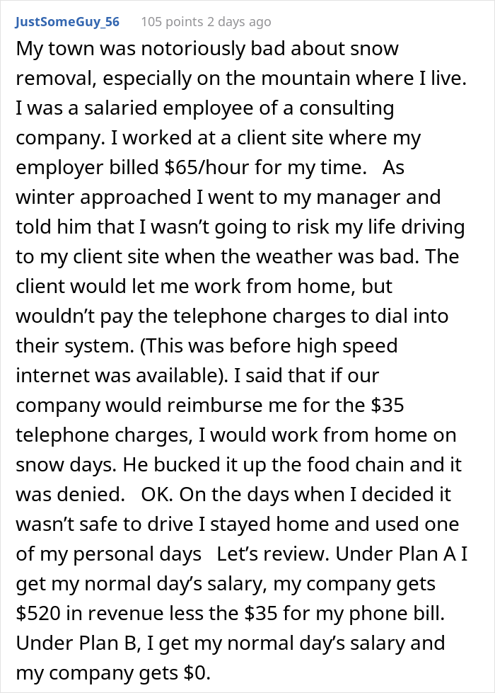 Boss Tells Employee They Can't Work From Home, Regrets It When They Use It To Their Advantage