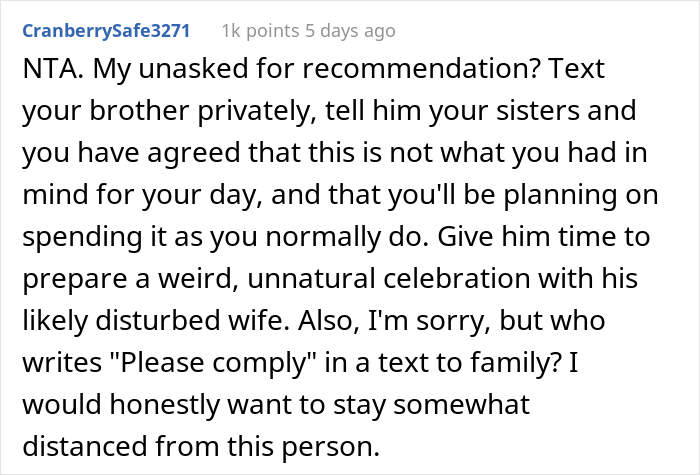 &ldquo;This Kind Of Rhetoric Is Really Disturbing, Offensive, And Disrespectful&rdquo;: Childless Sister-In-Law Requests To Be &ldquo;Equally Celebrated&rdquo; On Mother&rsquo;s Day