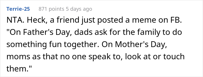 &ldquo;AITA For Wanting To Be Without My Children On Mother&rsquo;s Day?&rdquo;
