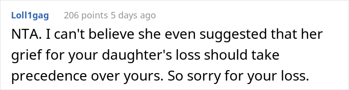 "Am I A Jerk For 'Belittling' My Friend's Grief After She Named Her Daughter After My Deceased One And Refusing To Be Her Daughter's Godmother?" "Am I A Jerk For 'Belittling' My Friend's Grief After She Named Her Daughter After My Deceased One And Refusing To Be Her Daughter's Godmother?"