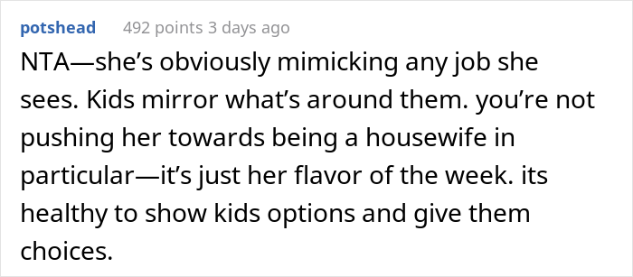 "I Haven't Been Able To Sleep Since Then": Neighbors Claim Dad&rsquo;s Brainwashing His 5 Y.O. Daughter By Encouraging Her Wish To Be A Housewife
