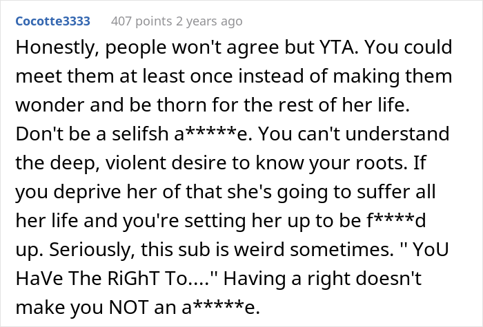 Woman Signs Over Parental Rights Of Her Baby To Cheating Husband&rsquo;s Mistress, Refuses To Meet Her Daughter 14 Years Later When Her Ex Contacts Her