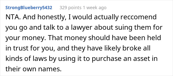 17 Y.O. Found Out Mom And Stepdad Purchased A House Using His Inheritance Money From Dad, Later Exposed The Man In Front Of His Visiting Family