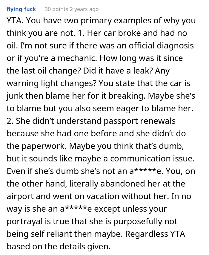 The Internet Sides With This Guy After He Left GF At The Airport Because Her Passport Was Expired