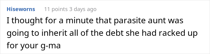 Woman Honors Her Mother&rsquo;s Wish To Pass On Her Last $700 To The Youngest, &ldquo;Parasite&rdquo; Sister, Maliciously Complies